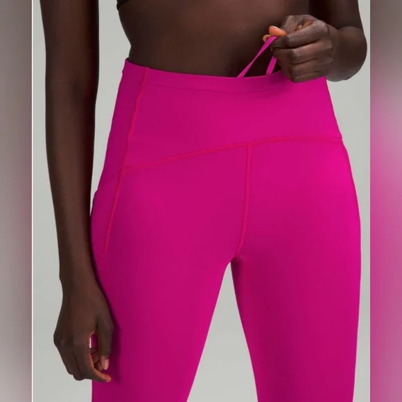 Lululemon Swift Speed High-Rise Tight 28" Sonic Pink size 8 - Picture 5 of 15